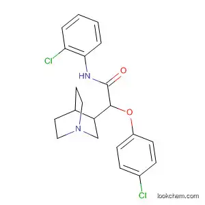 Acetamide,
N-1-azabicyclo[2.2.2]oct-3-yl-2-(4-chlorophenoxy)-N-(2-chlorophenyl)-
