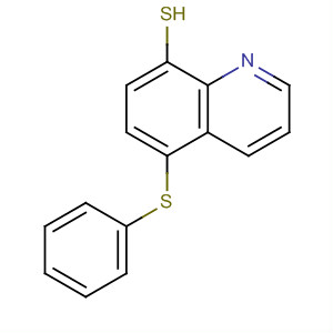 Molecular Structure of 100549-76-6 (8-Quinolinethiol, 5-(phenylthio)-)