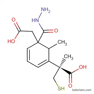 Molecular Structure of 100744-59-0 (Propanoic acid, 3-mercapto-2-methyl-,
1-(carboxymethyl)-2-methyl-2-phenylhydrazide, (S)-)