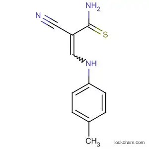 Molecular Structure of 100781-95-1 (2-Propenethioamide, 2-cyano-3-[(4-methylphenyl)amino]-)