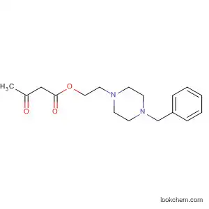 Molecular Structure of 90096-22-3 (Butanoic acid, 3-oxo-, 2-[4-(phenylmethyl)-1-piperazinyl]ethyl ester)