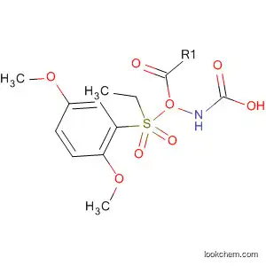Molecular Structure of 90096-46-1 (Carbamic acid, [(2,5-dimethoxyphenyl)sulfonyl]-, ethyl ester)