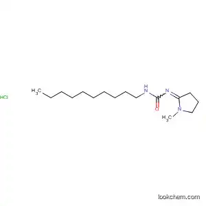 Molecular Structure of 90096-60-9 (Urea, decyl(1-methyl-2-pyrrolidinylidene)-, monohydrochloride)