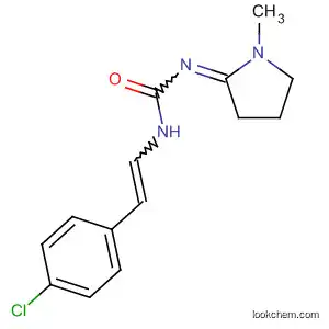 Molecular Structure of 90096-75-6 (Urea, [2-(4-chlorophenyl)ethenyl](1-methyl-2-pyrrolidinylidene)-)