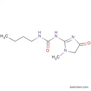 Molecular Structure of 90096-81-4 (Urea, N-butyl-N'-(4,5-dihydro-1-methyl-4-oxo-1H-imidazol-2-yl)-)