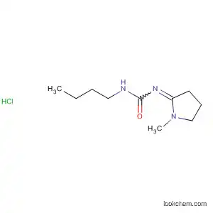 Molecular Structure of 90096-83-6 (Urea, butyl(1-methyl-2-pyrrolidinylidene)-, monohydrochloride)