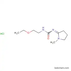 Molecular Structure of 90096-90-5 (Urea, (2-ethoxyethyl)(1-methyl-2-pyrrolidinylidene)-, monohydrochloride)