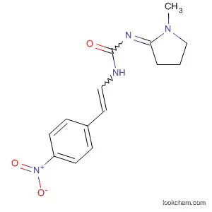 Molecular Structure of 90096-94-9 (Urea, (1-methyl-2-pyrrolidinylidene)[2-(4-nitrophenyl)ethenyl]-)