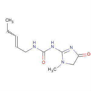 Urea, N-(4,5-dihydro-1-methyl-4-oxo-1H-imidazol-2-yl)-N'-2-pentenyl-