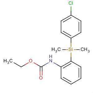 Carbamic acid, [(4-chlorophenyl)dimethylsilyl]phenyl-, ethyl ester