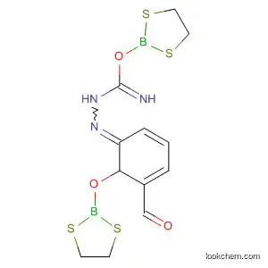 Molecular Structure of 90101-04-5 (Benzaldehyde, 2-(1,3,2-dithiaborolan-2-yloxy)-,
[(1,3,2-dithiaborolan-2-yloxy)iminomethyl]hydrazone)