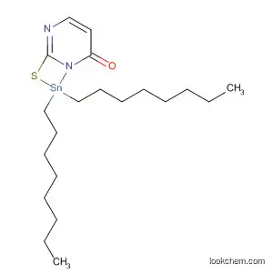 7-Thia-1,5-diaza-8-stannabicyclo[4.2.0]octa-3,5-dien-2-one,
8,8-dioctyl-