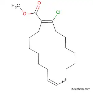 Molecular Structure of 90101-33-0 (1,10-Cycloheptadecadiene-1-carboxylic acid, 2-chloro-, methyl ester,
(Z,Z)-)