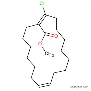Molecular Structure of 90101-34-1 (1,10-Cycloheptadecadiene-1-carboxylic acid, 2-chloro-, methyl ester,
(E,Z)-)