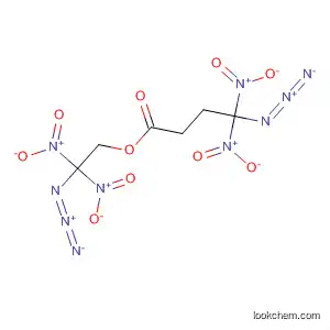 Molecular Structure of 90101-59-0 (Butanoic acid, 4-azido-4,4-dinitro-, 2-azido-2,2-dinitroethyl ester)