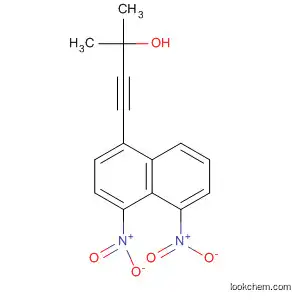 Molecular Structure of 90101-65-8 (3-Butyn-2-ol, 4-(4,5-dinitro-1-naphthalenyl)-2-methyl-)