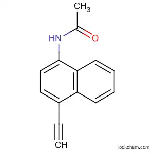 Molecular Structure of 90101-69-2 (Acetamide, N-(4-ethynyl-1-naphthalenyl)-)