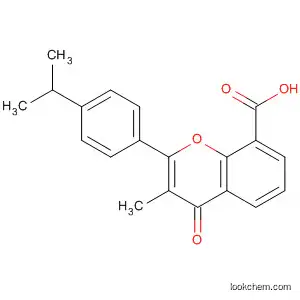 4H-1-Benzopyran-8-carboxylic acid,
3-methyl-2-[4-(1-methylethyl)phenyl]-4-oxo-