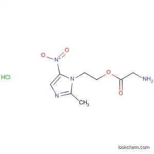 Molecular Structure of 90102-68-4 (Glycine, 2-(2-methyl-5-nitro-1H-imidazol-1-yl)ethyl ester,
monohydrochloride)