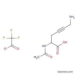 4-Hexynoic acid, 2-(acetylamino)-6-amino-, mono(trifluoroacetate)
