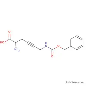 Molecular Structure of 90102-84-4 (4-Hexynoic acid, 2-amino-6-[[(phenylmethoxy)carbonyl]amino]-, (S)-)