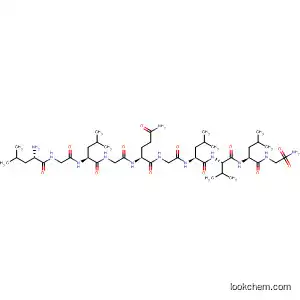 Molecular Structure of 90102-94-6 (Glycinamide,
L-leucylglycyl-L-leucylglycyl-L-glutaminylglycyl-L-leucyl-L-valyl-L-leucyl-)