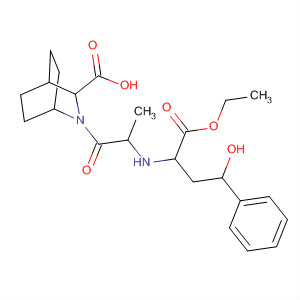 2-Azabicyclo[2.2.2]octane-3-carboxylic acid,  2-[2-[[1-(ethoxycarbonyl)-3-hydroxy-3-phenylpropyl]amino]-1-oxopropyl]-
