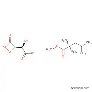 Molecular Structure of 90104-04-4 (L-Leucine, 2-methyl-, methyl ester, (2R,3R)-2,3-dihydroxybutanedioate)