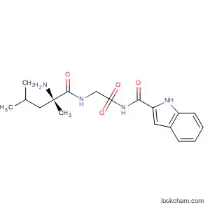 Glycinamide, N-(1H-indol-2-ylcarbonyl)-2-methyl-D-leucyl-