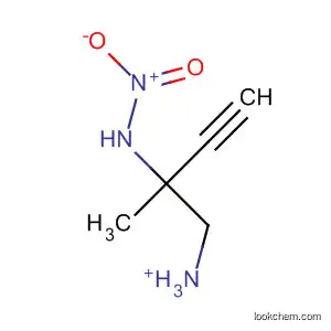 Molecular Structure of 90104-56-6 (3-Butyn-2-amine, 2-methyl-N-nitro-, ammonium salt)