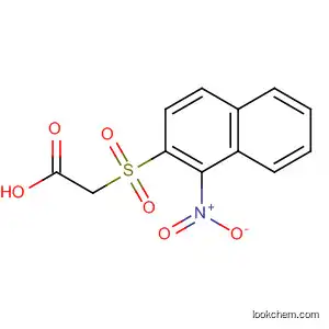 Molecular Structure of 90104-79-3 (Acetic acid, [(1-nitro-2-naphthalenyl)sulfonyl]-)
