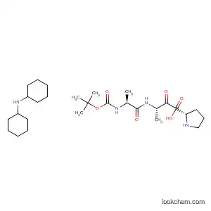 L-Proline, 1-[N-[N-[(1,1-dimethylethoxy)carbonyl]-L-alanyl]-L-alanyl]-,
compd. with N-cyclohexylcyclohexanamine (1:1)