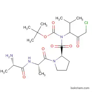 L-Prolinamide,
N-[(1,1-dimethylethoxy)carbonyl]-L-alanyl-L-alanyl-N-[3-chloro-1-(1-meth
ylethyl)-2-oxopropyl]-, (S)-