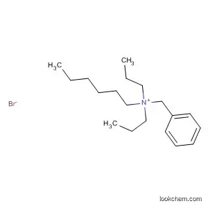 Molecular Structure of 90105-62-7 (Benzenemethanaminium, N-hexyl-N,N-dipropyl-, bromide)