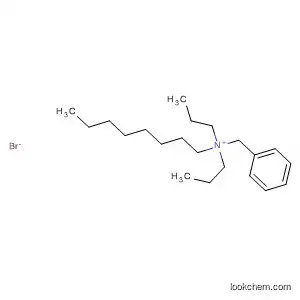 Molecular Structure of 90105-63-8 (Benzenemethanaminium, N-octyl-N,N-dipropyl-, bromide)