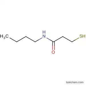 Molecular Structure of 90105-74-1 (Propanamide, N-butyl-3-mercapto-)