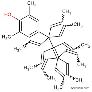 Molecular Structure of 90118-48-2 (Phenol, 4-(decapropenyl)-2,6-dimethyl-)