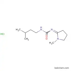 Molecular Structure of 90120-04-0 (Urea, (3-methylbutyl)(1-methyl-2-pyrrolidinylidene)-, monohydrochloride)