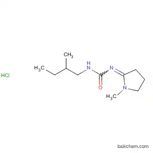 Molecular Structure of 90120-05-1 (Urea, (2-methylbutyl)(1-methyl-2-pyrrolidinylidene)-, monohydrochloride)