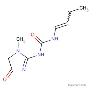 Molecular Structure of 90120-18-6 (Urea, N-1-butenyl-N'-(4,5-dihydro-1-methyl-4-oxo-1H-imidazol-2-yl)-)