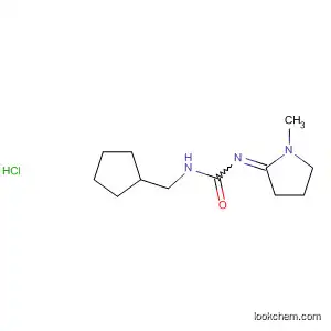 Urea, (cyclopentylmethyl)(1-methyl-2-pyrrolidinylidene)-,
monohydrochloride