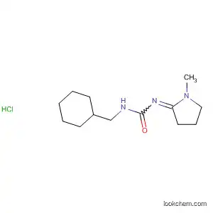 Molecular Structure of 90120-41-5 (Urea, (cyclohexylmethyl)(1-methyl-2-pyrrolidinylidene)-,
monohydrochloride)