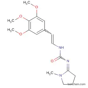 Molecular Structure of 90120-42-6 (Urea, (1-methyl-2-pyrrolidinylidene)[2-(3,4,5-trimethoxyphenyl)ethenyl]-)