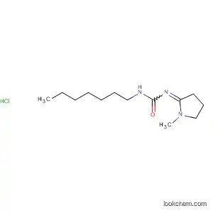Urea, heptyl(1-methyl-2-pyrrolidinylidene)-, monohydrochloride