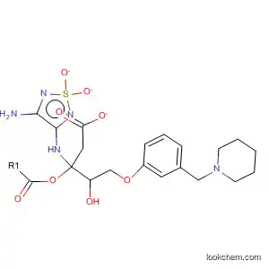 Molecular Structure of 90120-70-0 (2-Propanol,
1-[(4-amino-1,1-dioxido-1,2,5-thiadiazol-3-yl)amino]-3-[3-(1-piperidinyl
methyl)phenoxy]-, acetate (ester))