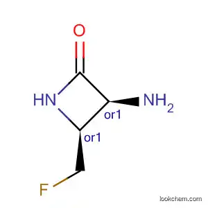 2-Azetidinone, 3-amino-4-(fluoromethyl)-, cis-
