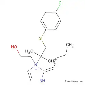 Molecular Structure of 90240-58-7 (1H-Imidazole-1-ethanol,
b-butylidene-a-[2-[(4-chlorophenyl)thio]-1,1-dimethylethyl]-)