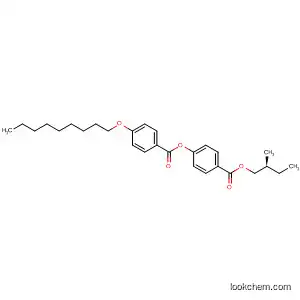 Molecular Structure of 90937-63-6 (Benzoic acid, 4-(nonyloxy)-, 4-[(2-methylbutoxy)carbonyl]phenyl ester,
(S)-)