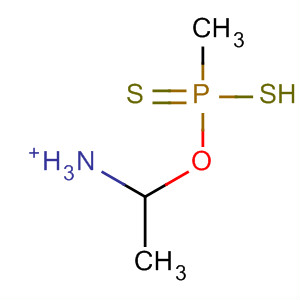Molecular Structure of 999-84-8 (Phosphonodithioic acid, methyl-, O-ethyl ester, ammonium salt)