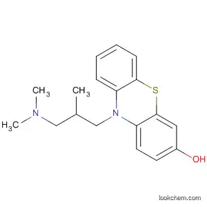 Molecular Structure of 102415-99-6 (10H-Phenothiazin-3-ol, 10-[3-(dimethylamino)-2-methylpropyl]-)
